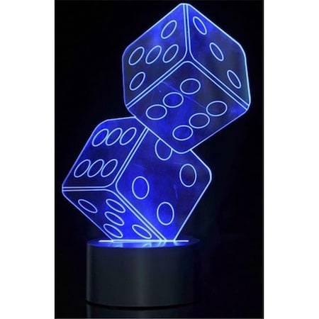 Az Impor AZ Import TG2873 Optical Illusion 3D Dice Lighting TG2873
